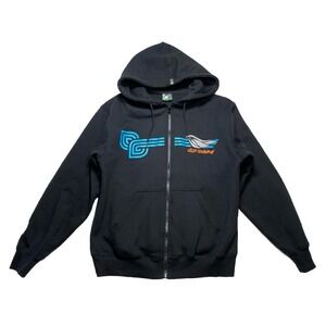 Vintage Alien Workshop Men's Small Full Zip Hoodie Black Skateboarding  Y2K USA